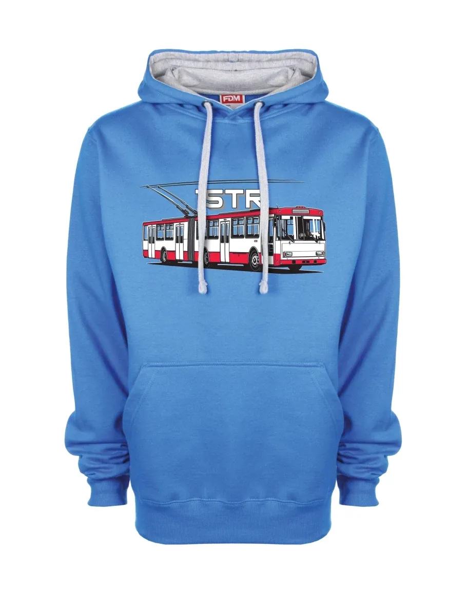 Grey-blue sweatshirt Trolleybus 15TR