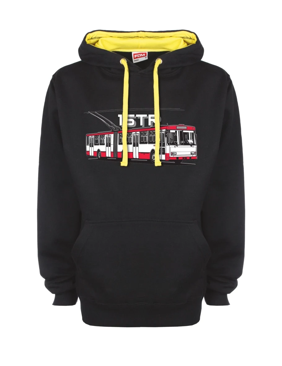 Yellow-black sweatshirt Trolleybus 15TR