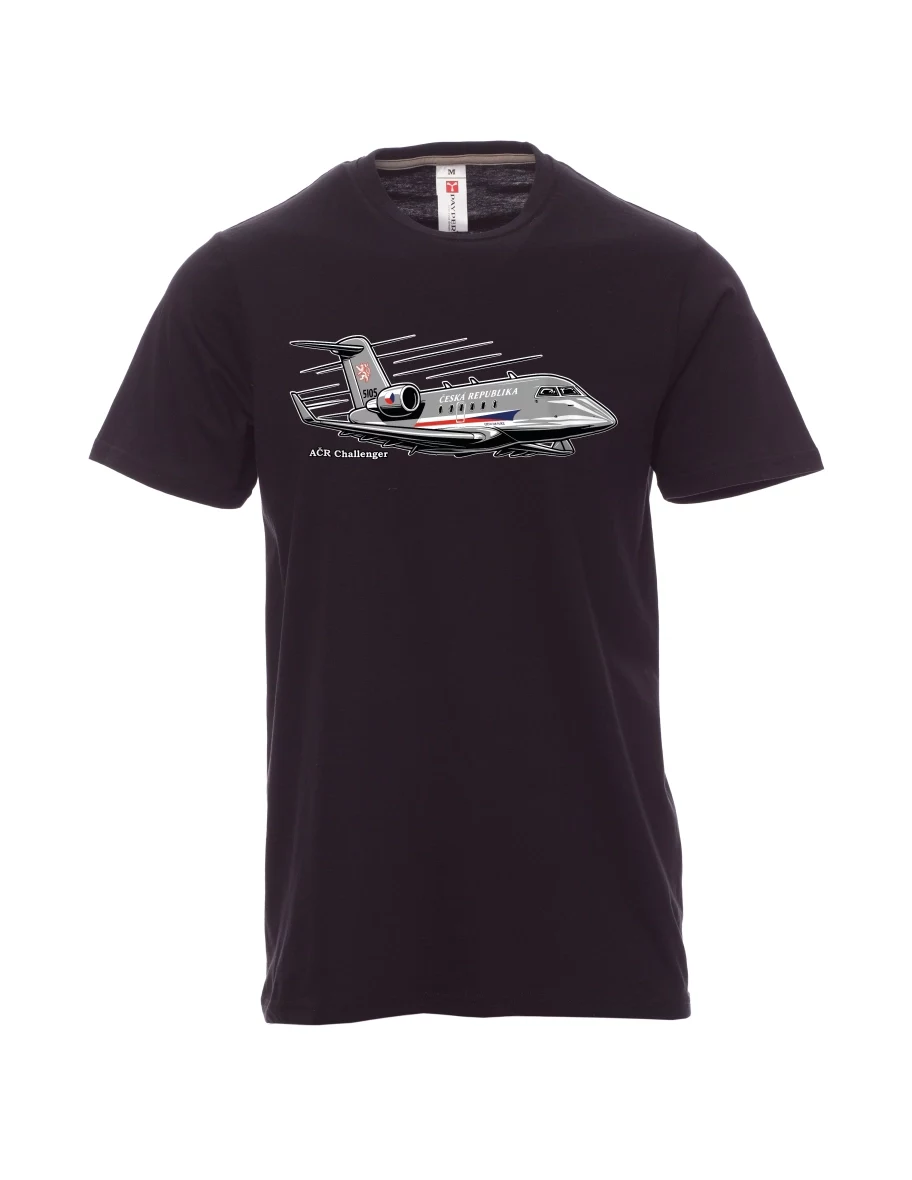 Black men´s T-shirt Aircraft AČR Challenger