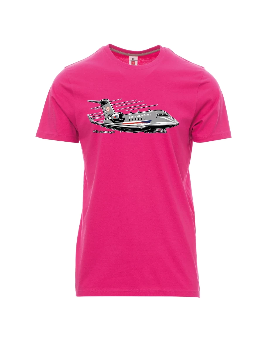 Pink men´s T-shirt Aircraft AČR Challenger