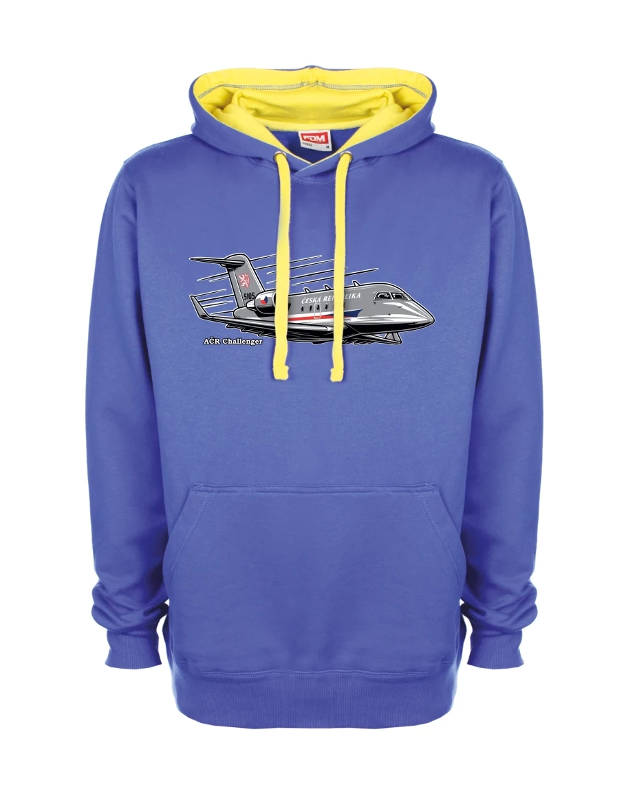 Yellow-blue sweatshirt Aircraft AČR Challenger