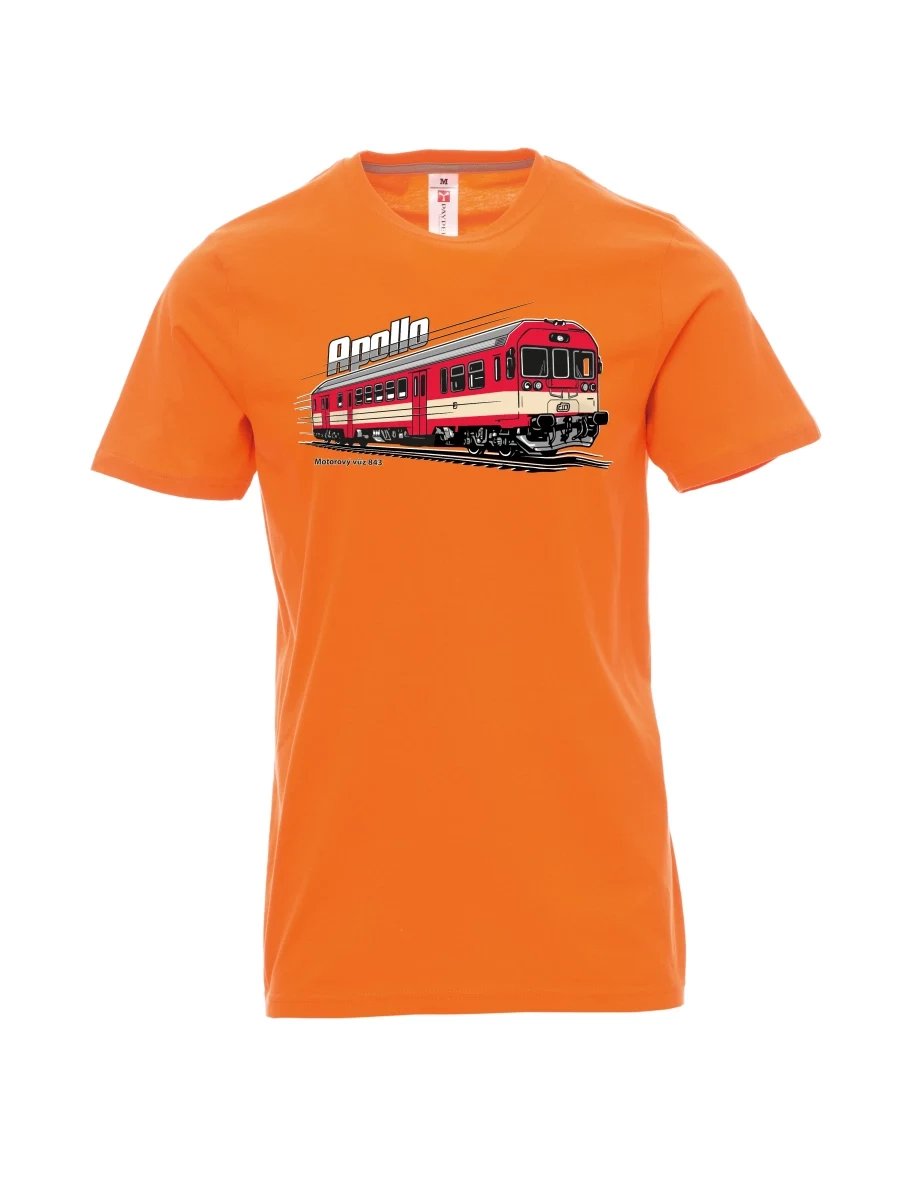 Orange men´s T-shirt Railcar 843 “Apollo”