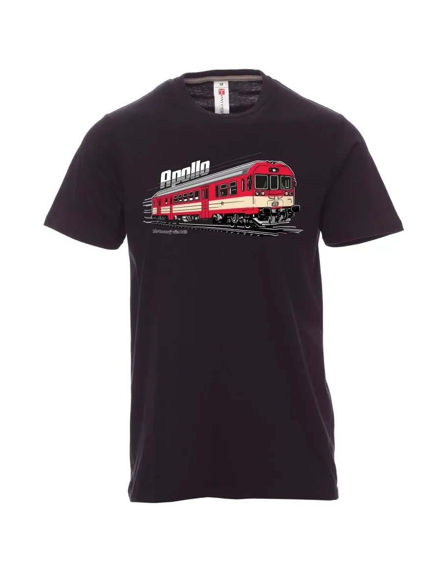 Black men´s T-shirt Railcar 843 “Apollo”