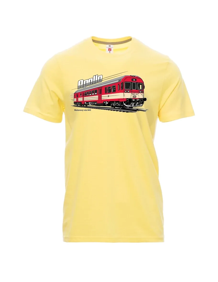 Light yellow men´s T-shirt Railcar 843 “Apollo”