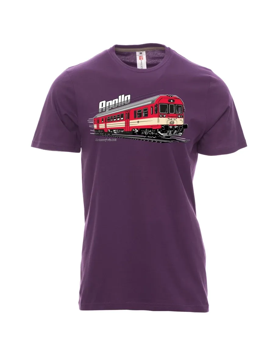 Purple men´s T-shirt Railcar 843 “Apollo”