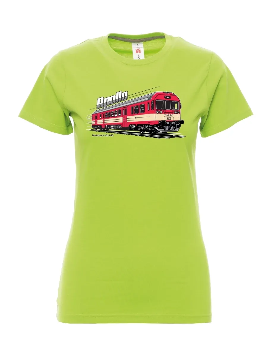 Lime women´s T-shirt Railcar 843 “Apollo”