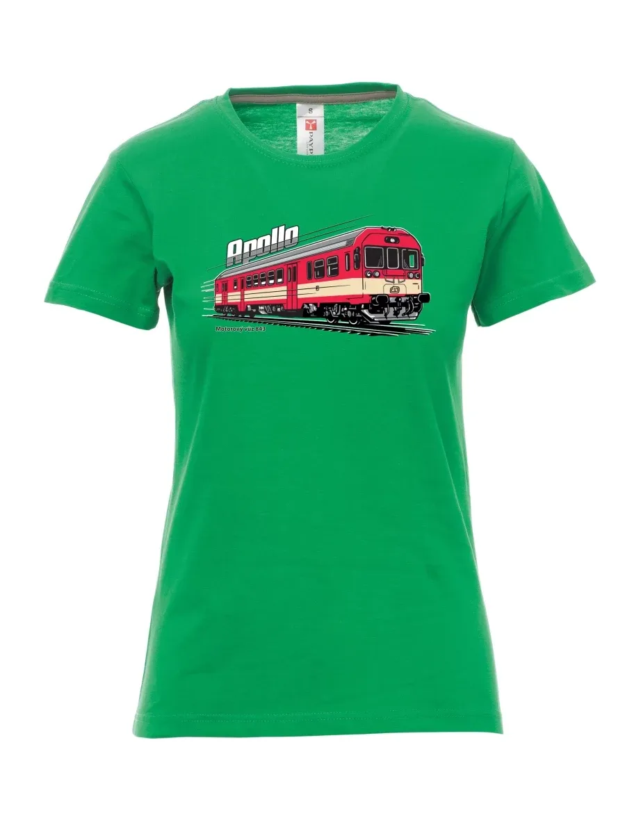 Green women´s T-shirt Railcar 843 “Apollo”
