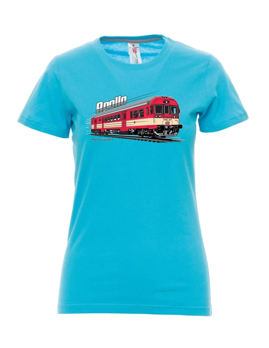 Reef blue women´s T-shirt Railcar 843 “Apollo”