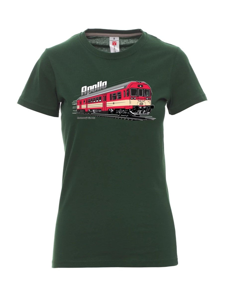 Dark green women´s T-shirt Railcar 843 “Apollo”