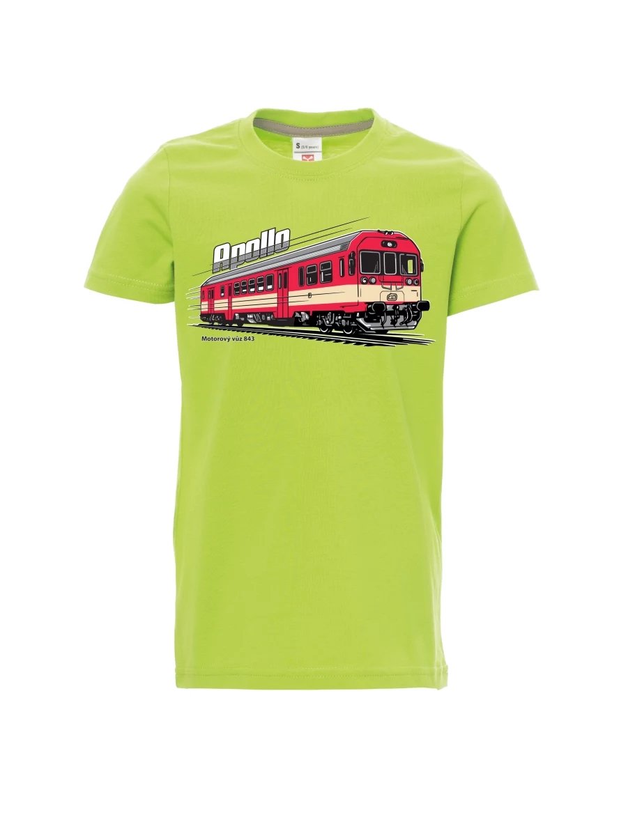 Light green children´s T-shirt Railcar 843 “Apollo”