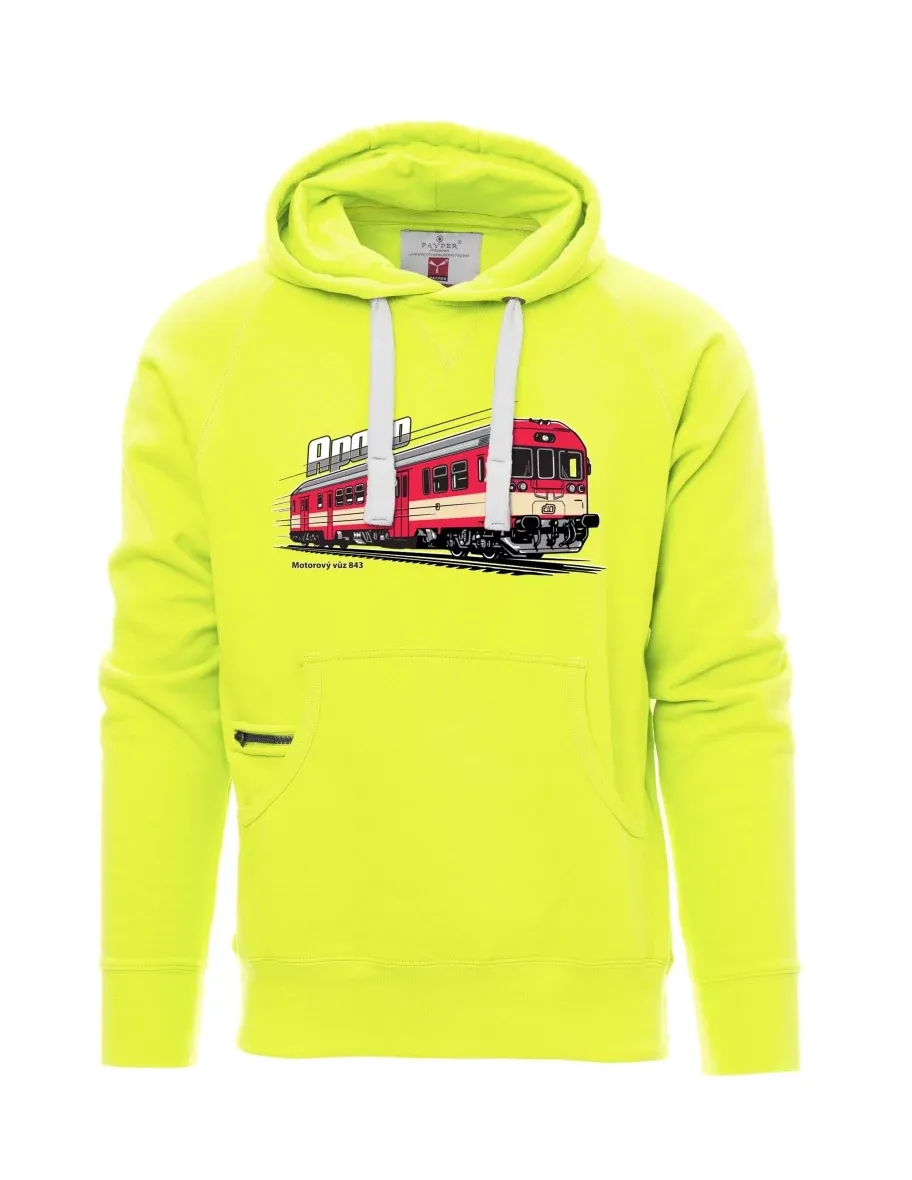 Fluorescent men´s sweatshirt Railcar 843 “Apollo”