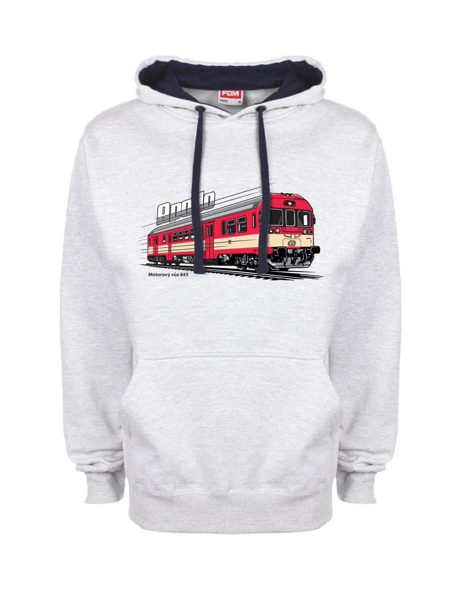 Blue-grey sweatshirt Railcar 843 “Apollo”