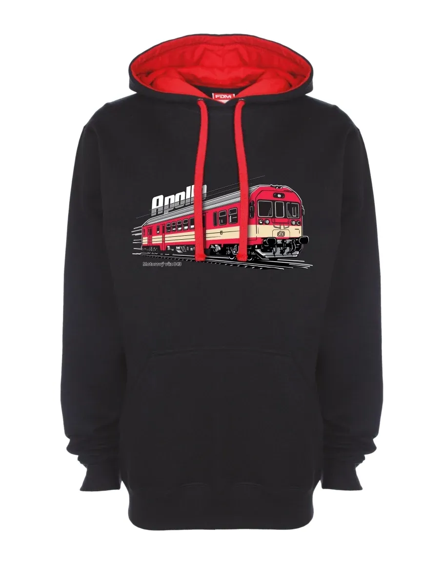 Red-black sweatshirt Railcar 843 “Apollo”