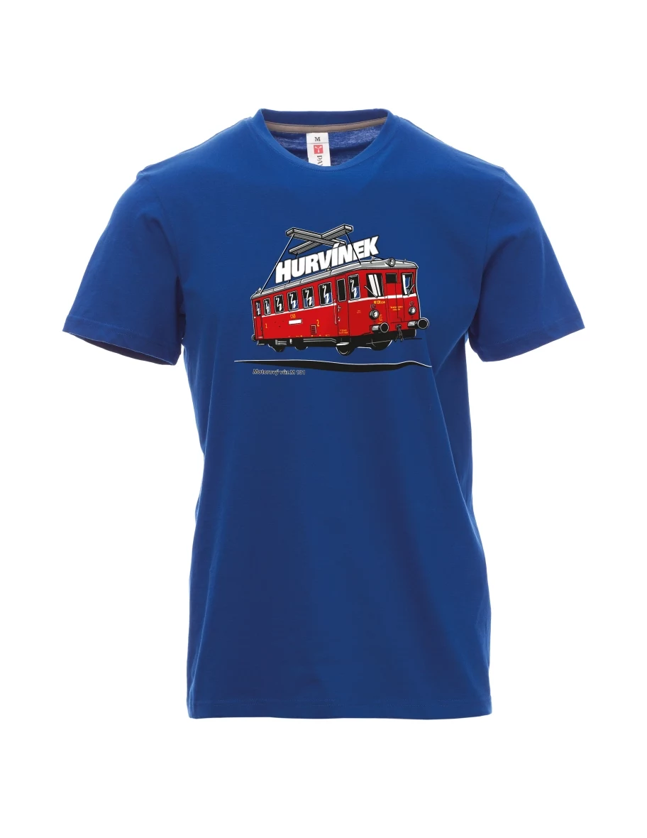 Blue men´s T-shirt Railcar M 131 “Hurvínek”