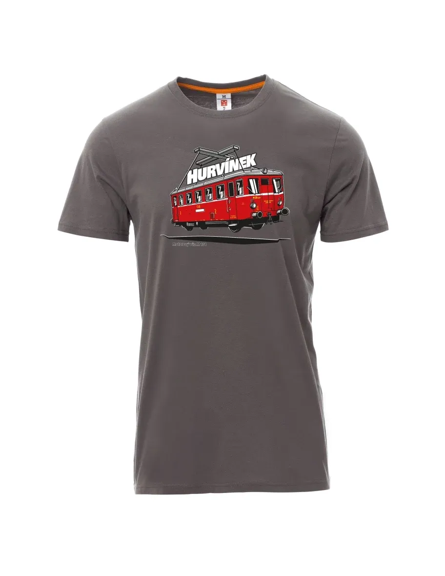 Grey men´s T-shirt Railcar M 131 “Hurvínek”