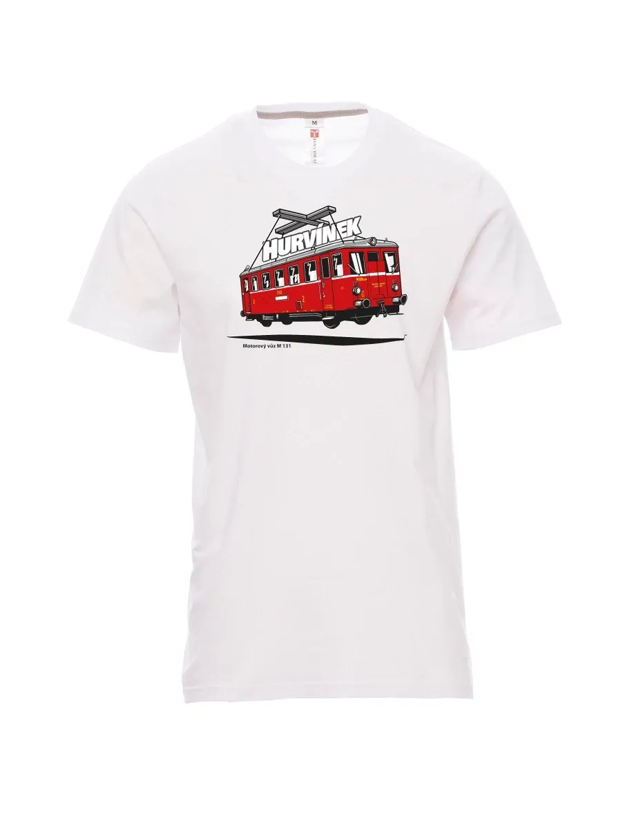 White men´s T-shirt Railcar M 131 “Hurvínek”