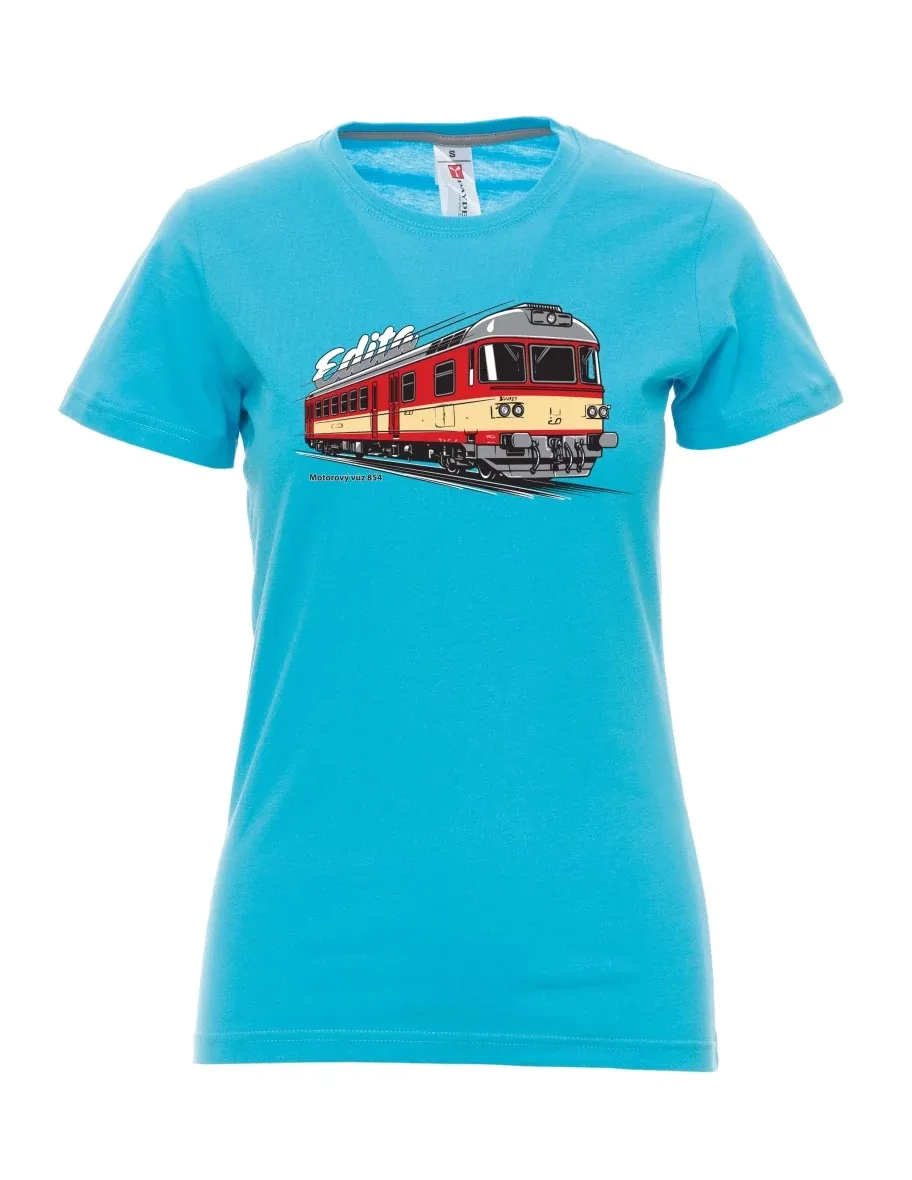 Reef blue women´s T-shirt Railcar 854