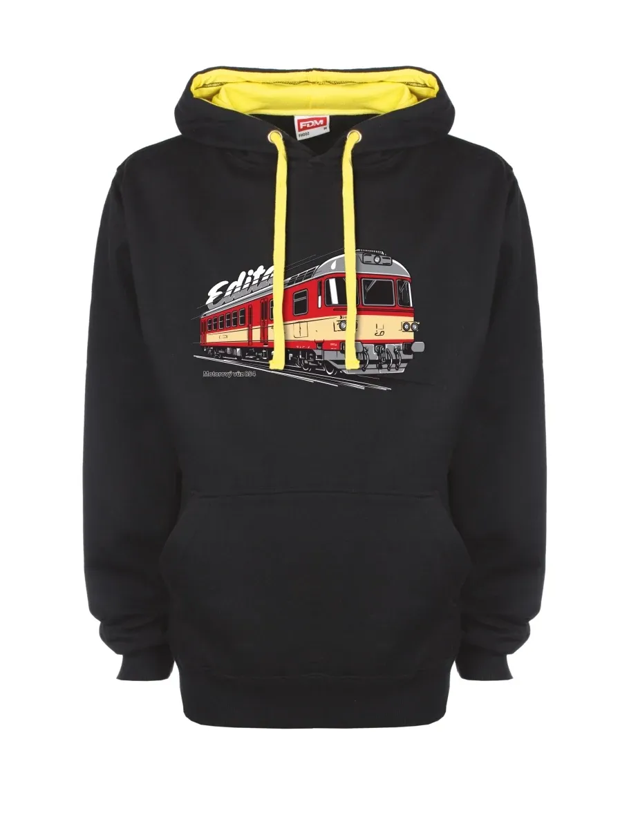 Yellow-black sweatshirt Railcar 854