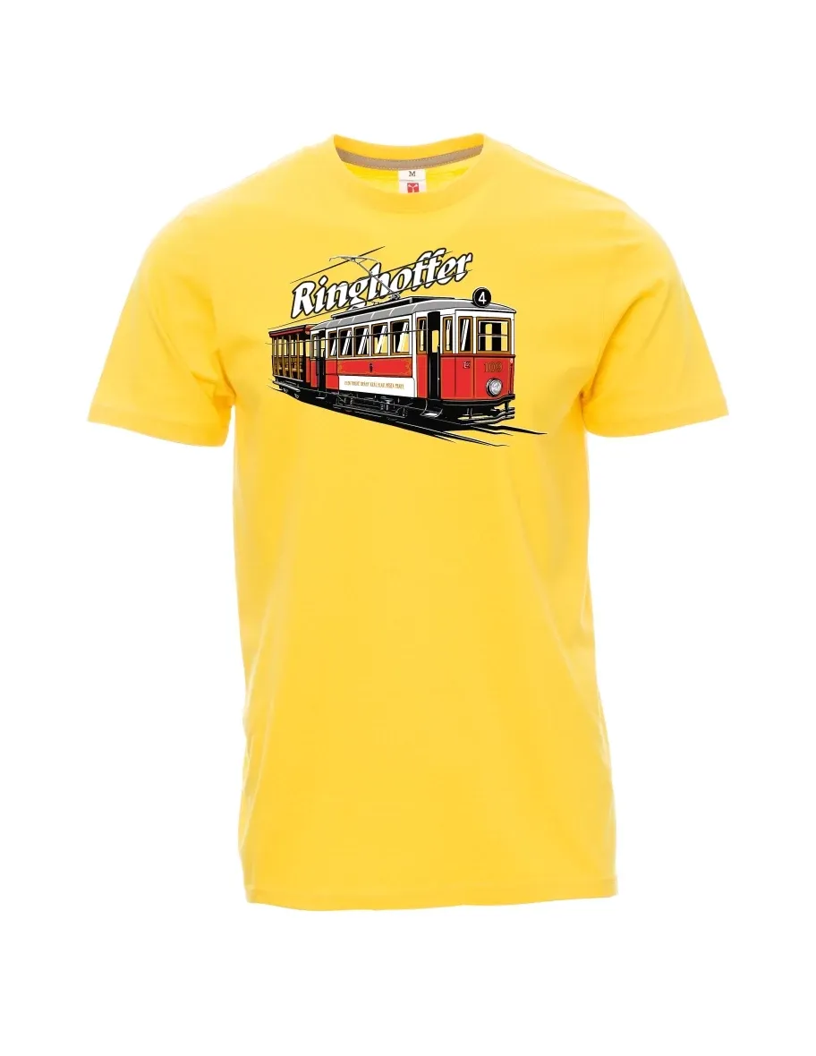 Yellow men´s T-shirt Tram Ringhoffer