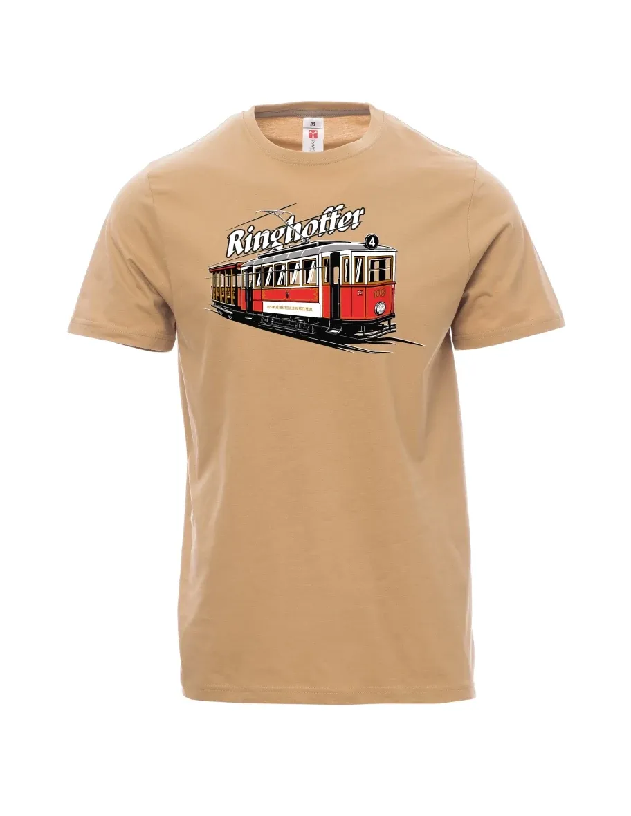 Brown men´s T-shirt Tram Ringhoffer
