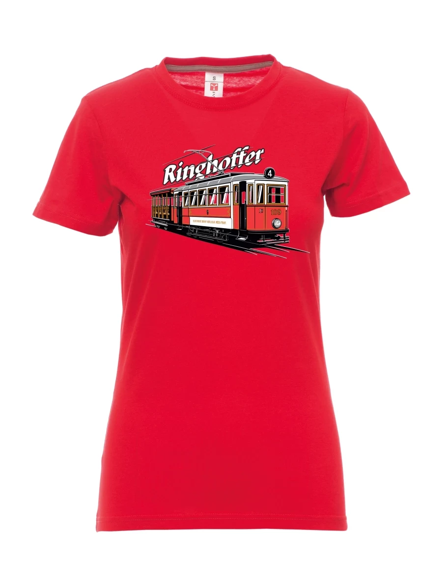 Red women´s T-shirt Tram Ringhoffer