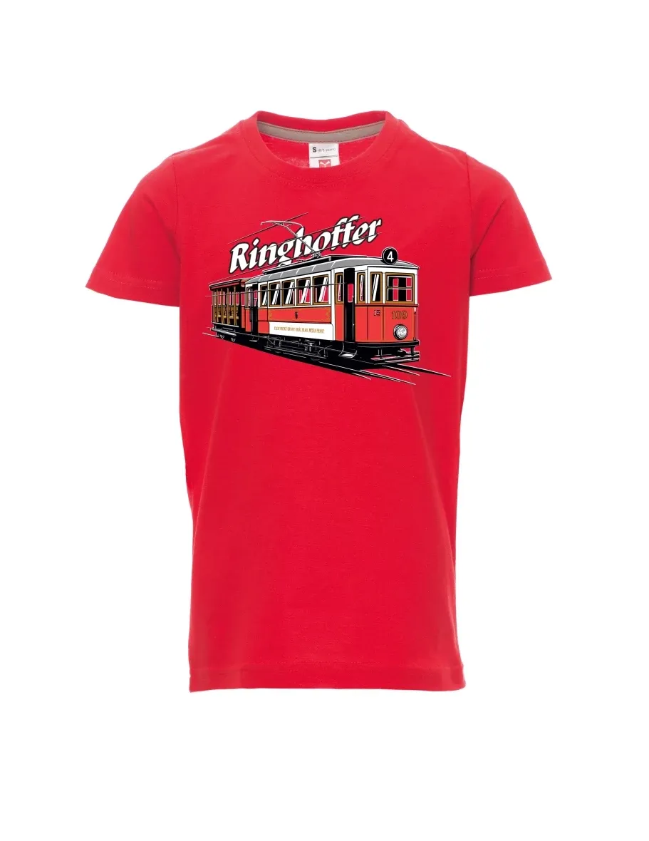Red children´s T-shirt Tram Ringhoffer
