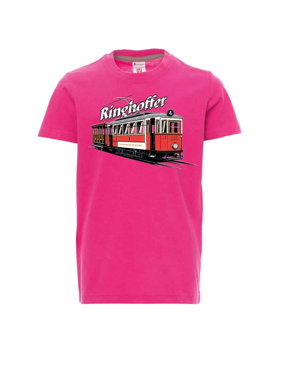 Pink children´s T-shirt Tram Ringhoffer