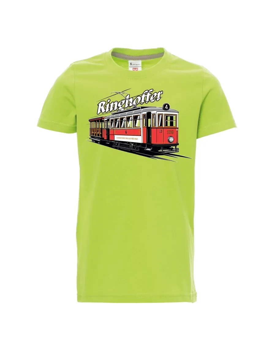 Light green children´s T-shirt Tram Ringhoffer