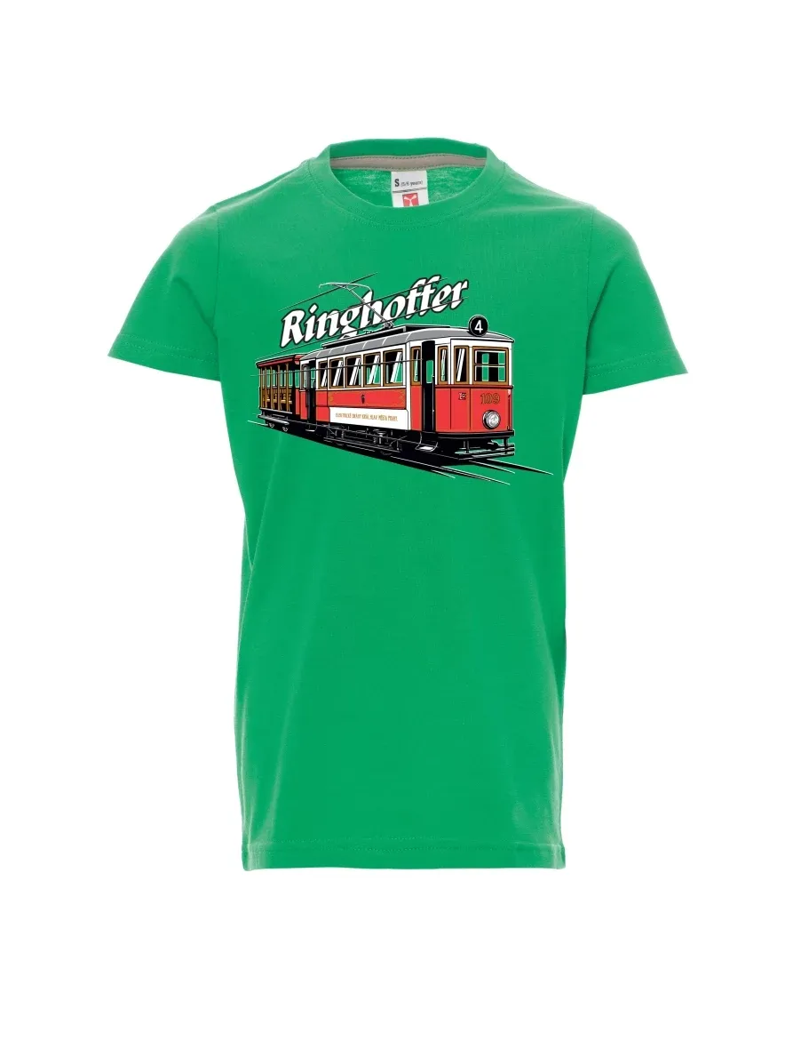 Green children´s T-shirt Tram Ringhoffer