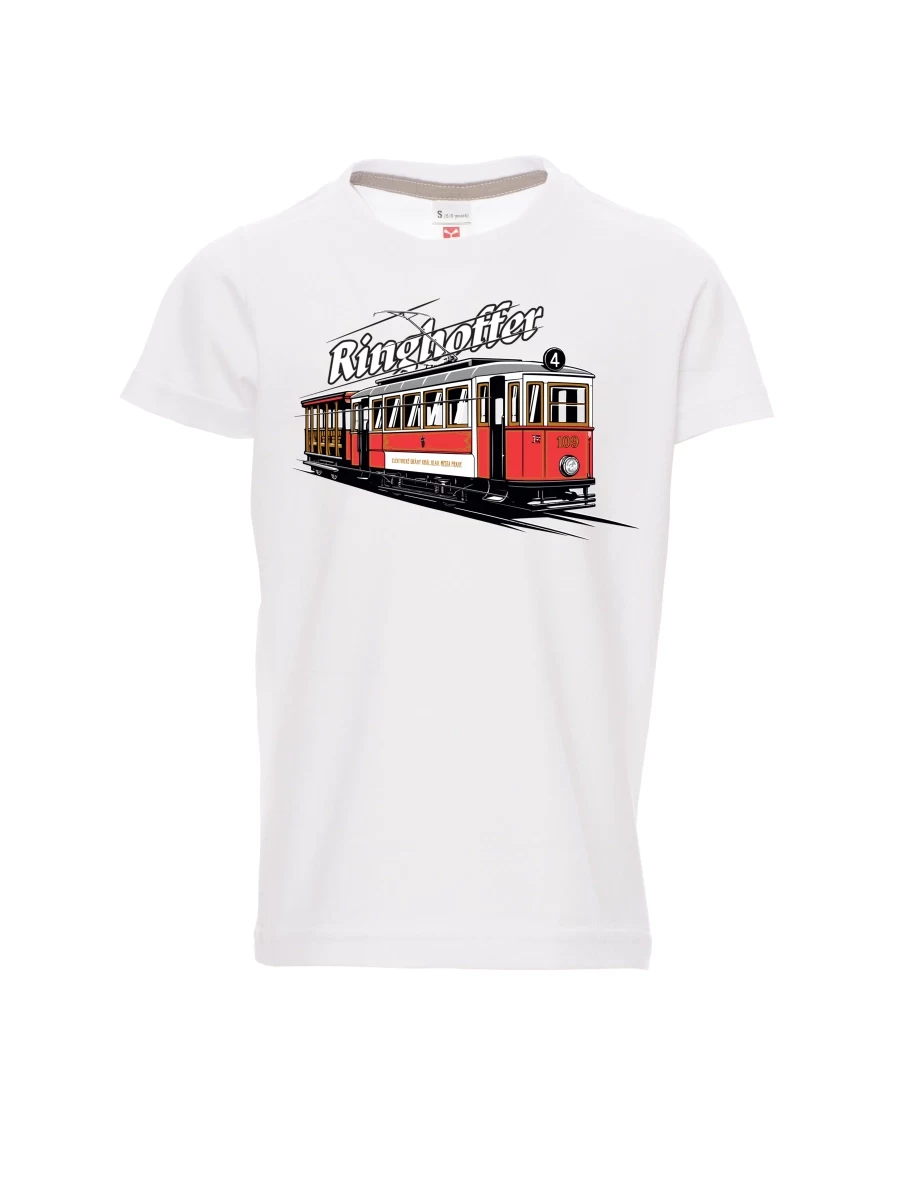 White children´s T-shirt Tram Ringhoffer