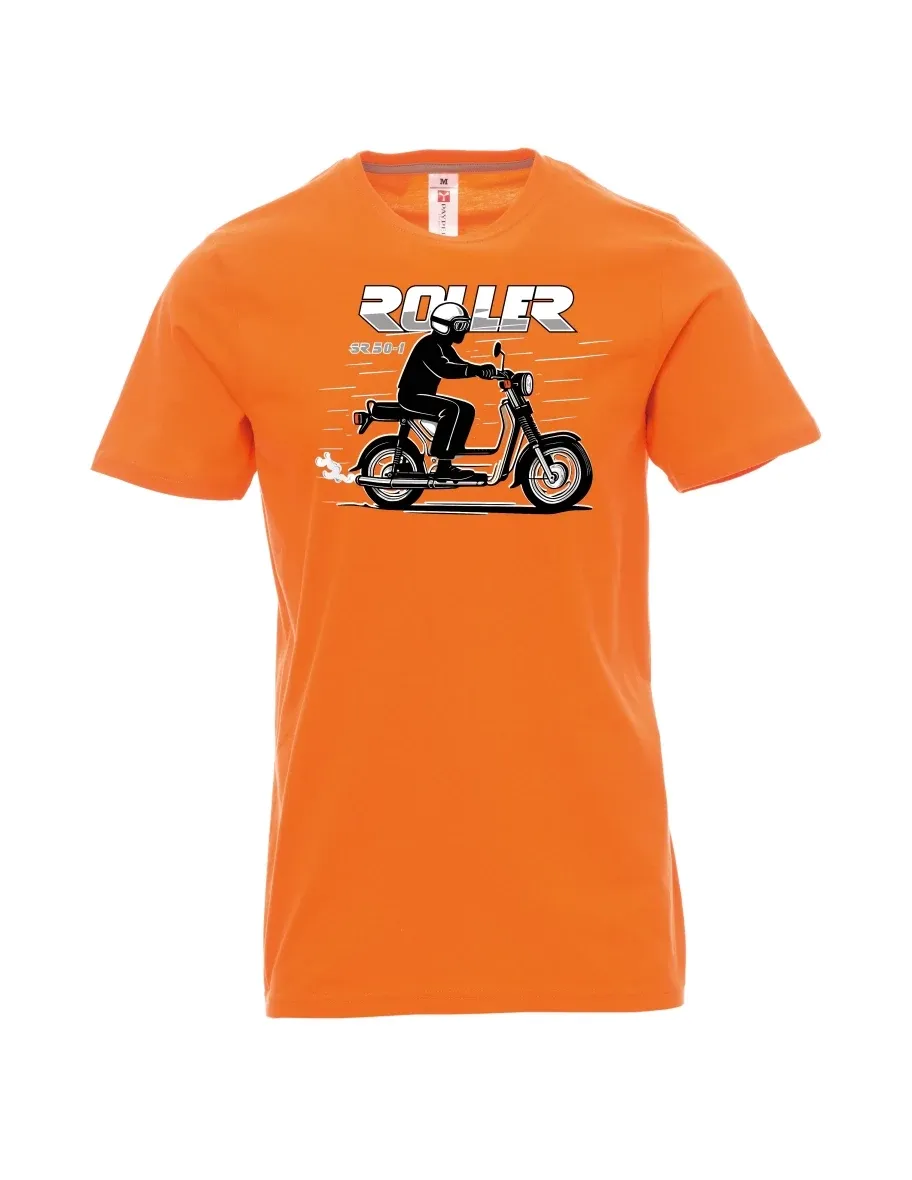 Orange men´s T-shirt Scooter SR 50/1 Roller
