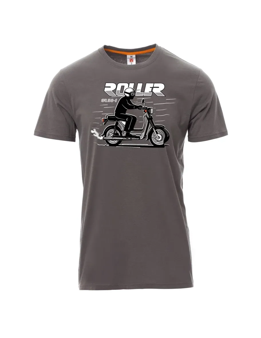 Grey men´s T-shirt Scooter SR 50/1 Roller