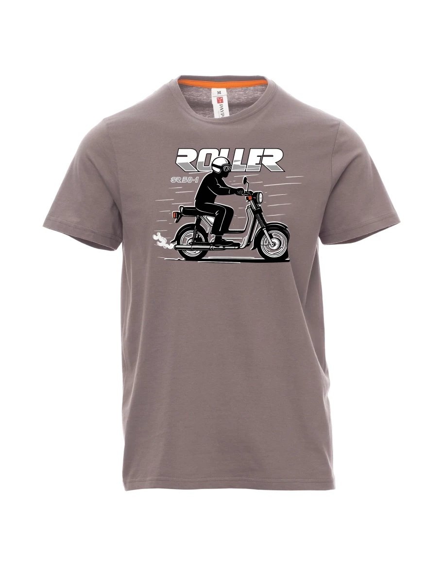 Steel gray men´s T-shirt Scooter SR 50/1 Roller