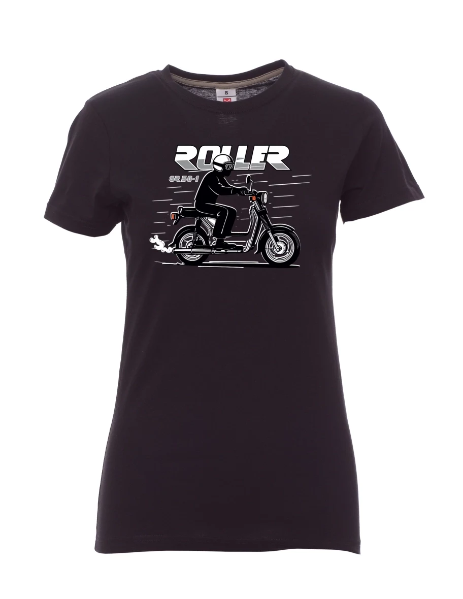 White women´s T-shirt Scooter SR 50/1 Roller