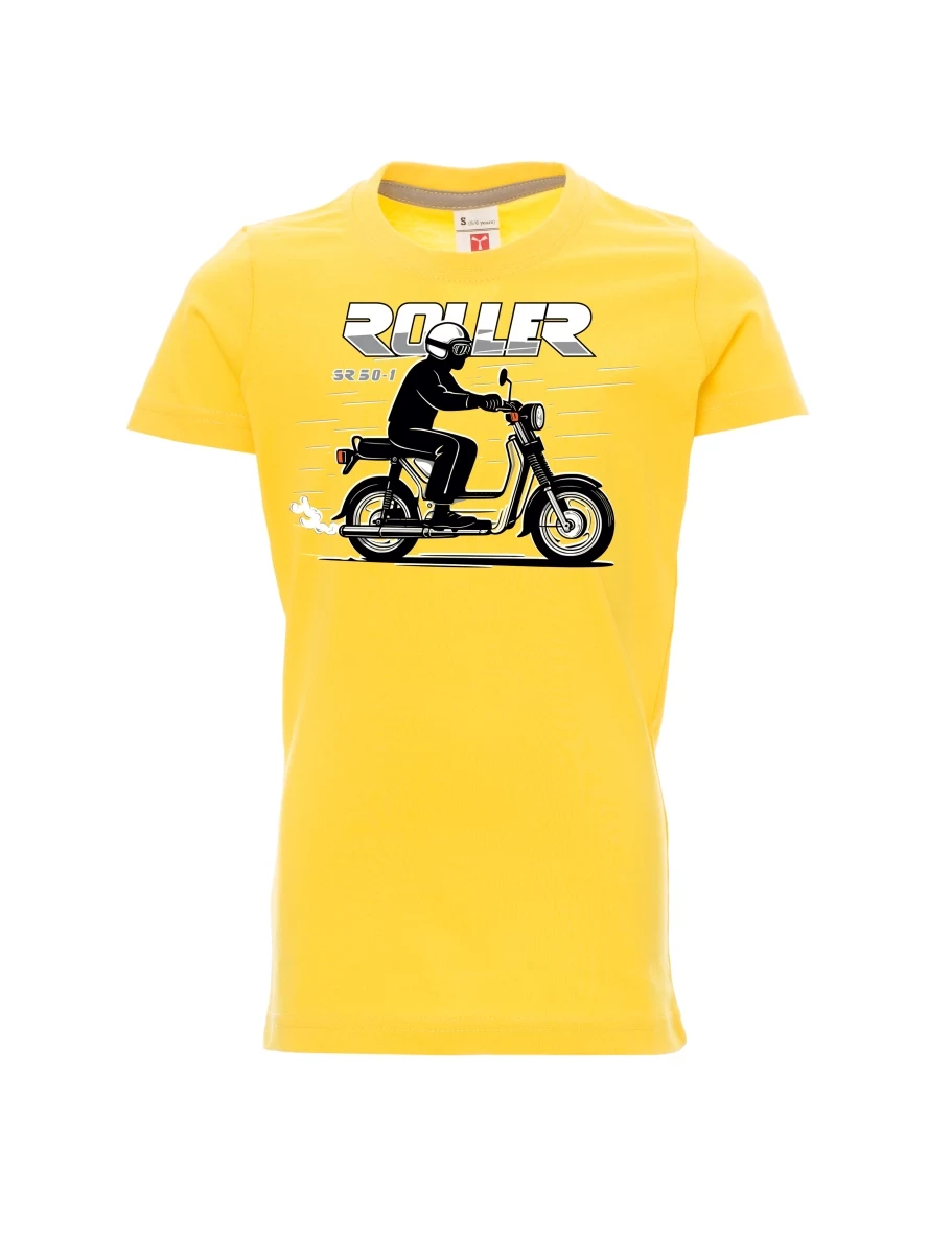Yellow children´s T-shirt Scooter SR 50/1 Roller