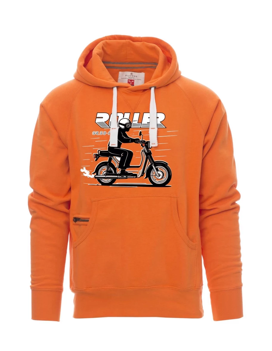 Orange men´s sweatshirt Scooter SR 50/1 Roller