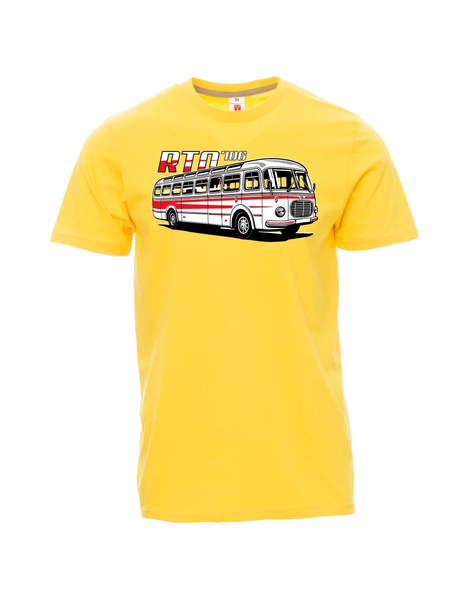 Yellow men´s T-shirt Bus RTO 706