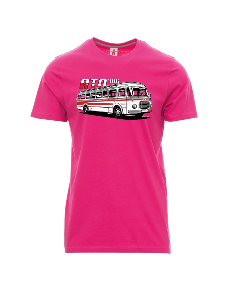 Pink men´s T-shirt Bus RTO 706