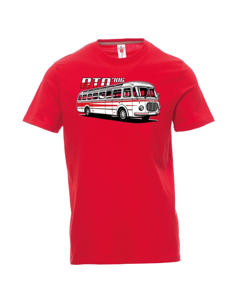 Red men´s T-shirt Bus RTO 706