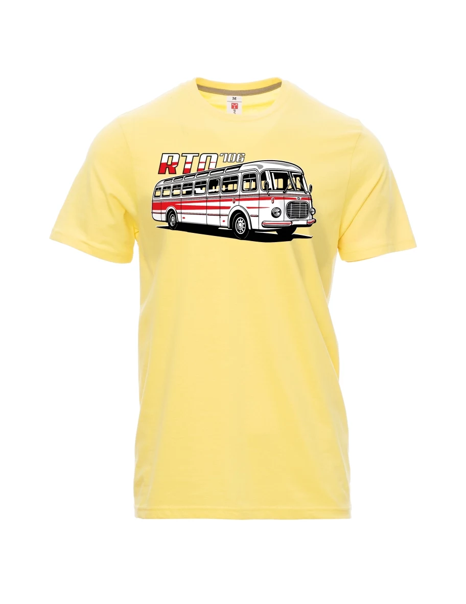 Light yellow men´s T-shirt Bus RTO 706