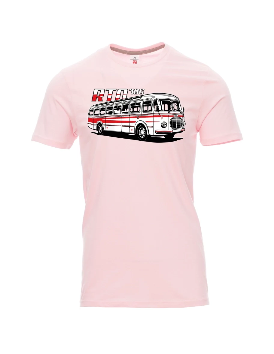 Light pink men´s T-shirt Bus RTO 706