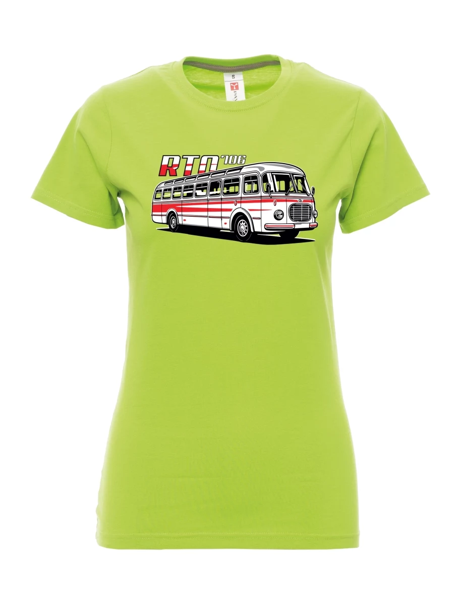 Lime women´s T-shirt Bus RTO 706