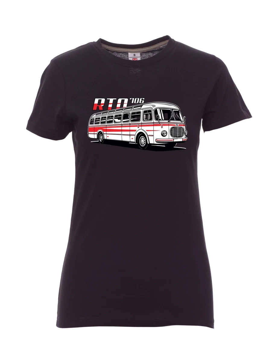 White women´s T-shirt Bus RTO 706