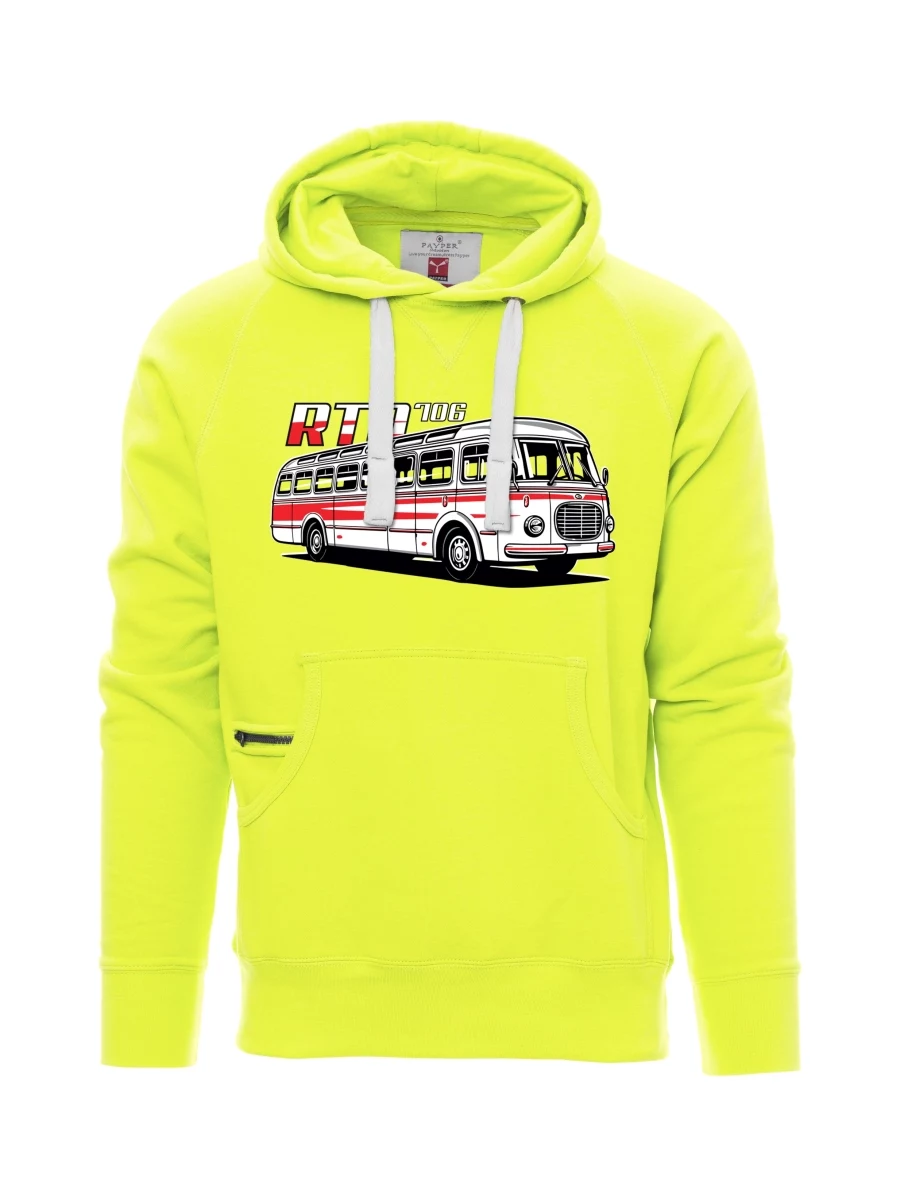 Fluorescent men´s sweatshirt Bus RTO 706