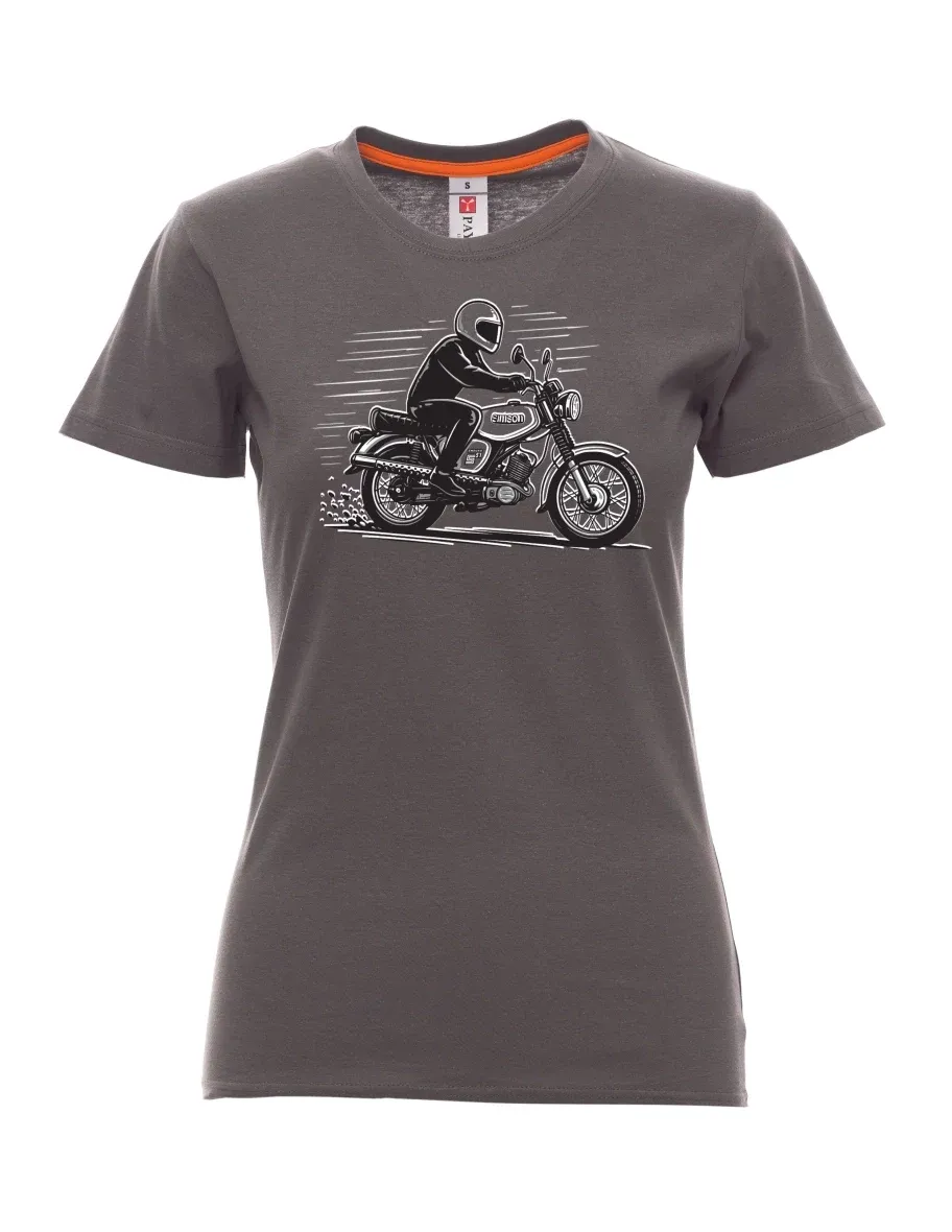 Smoke women´s T-shirt Motorcycle Enduro S51