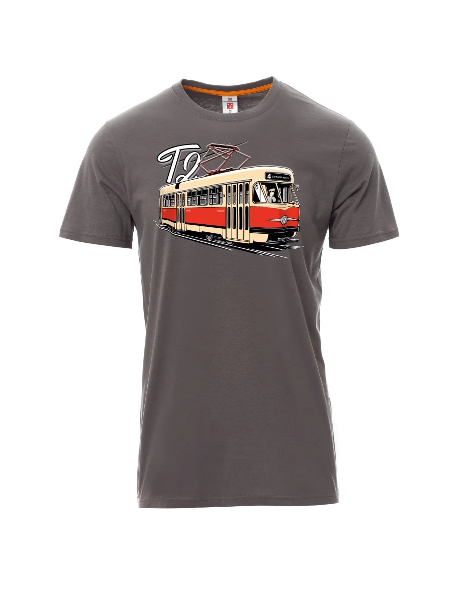 Grey men´s T-shirt Tram T2