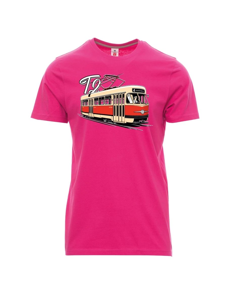 Pink men´s T-shirt Tram T2