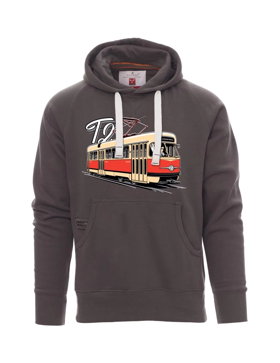 Grey men´s sweatshirt Tram T2