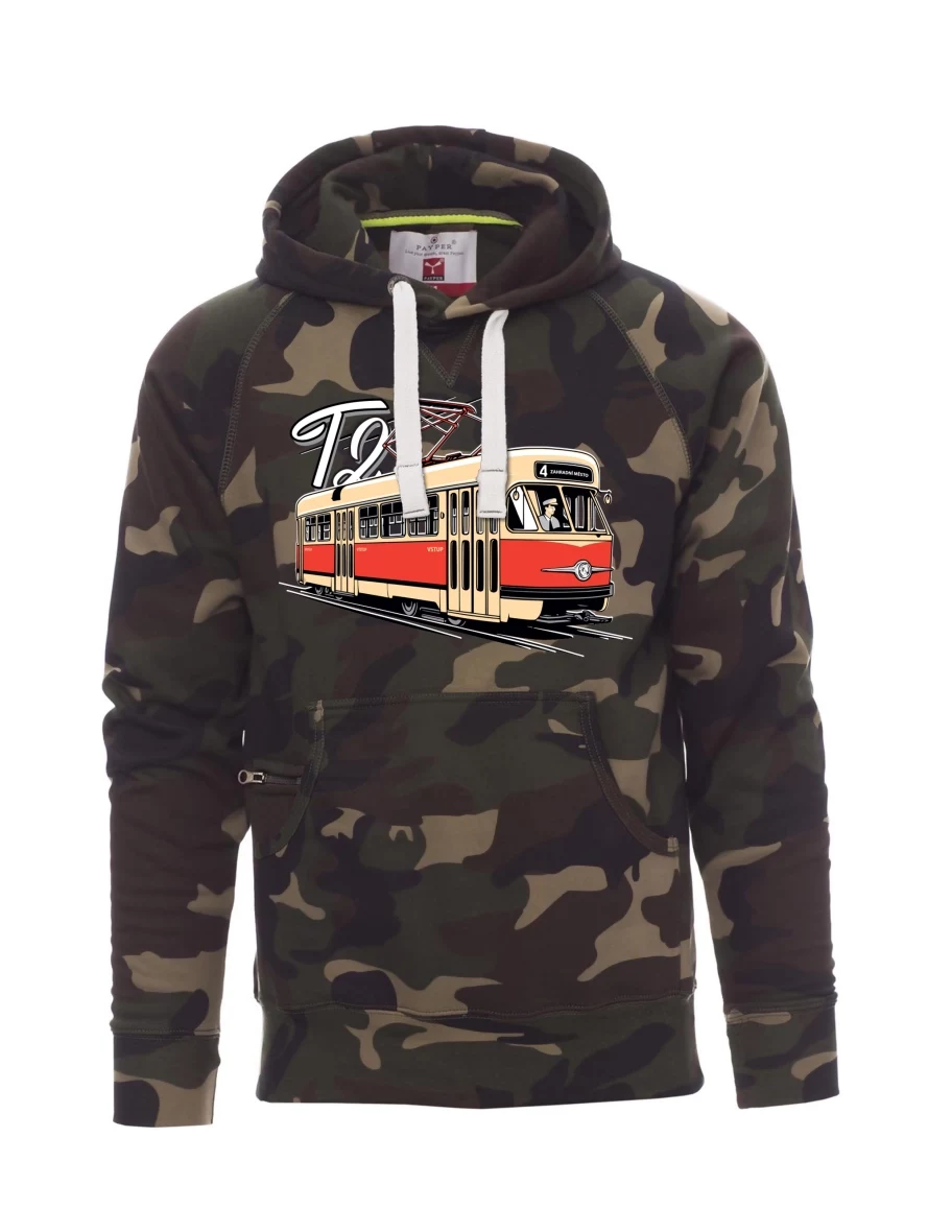 Camouflage men´s sweatshirt Tram T2