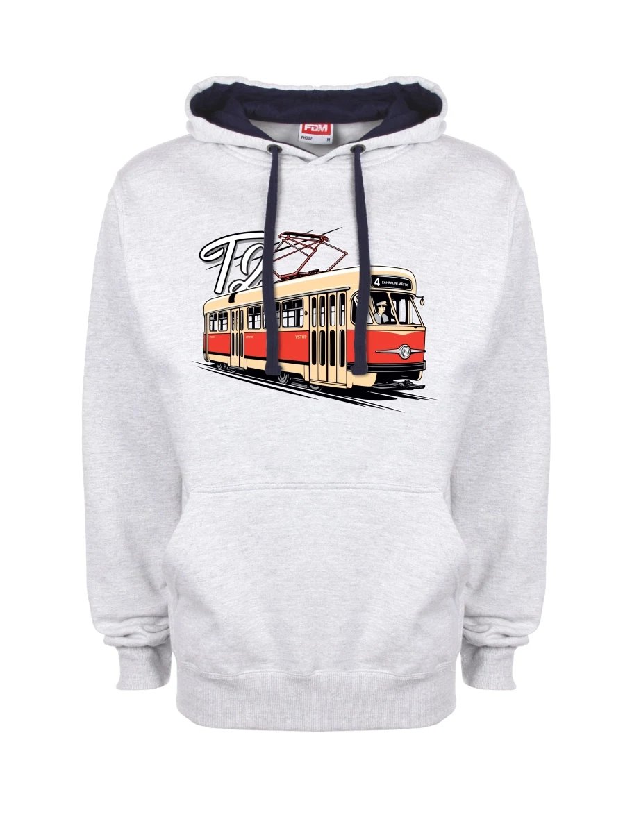 Blue-grey sweatshirt Tram T2
